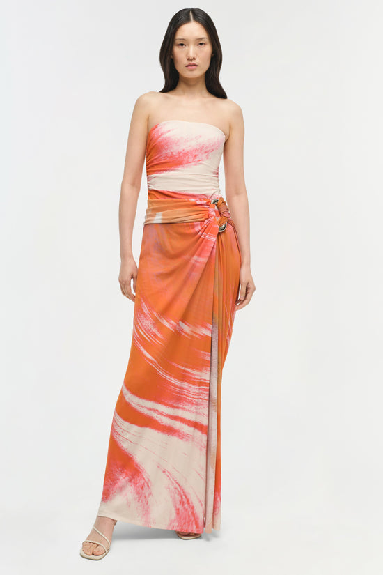 Emma Strapless Jersey Gown