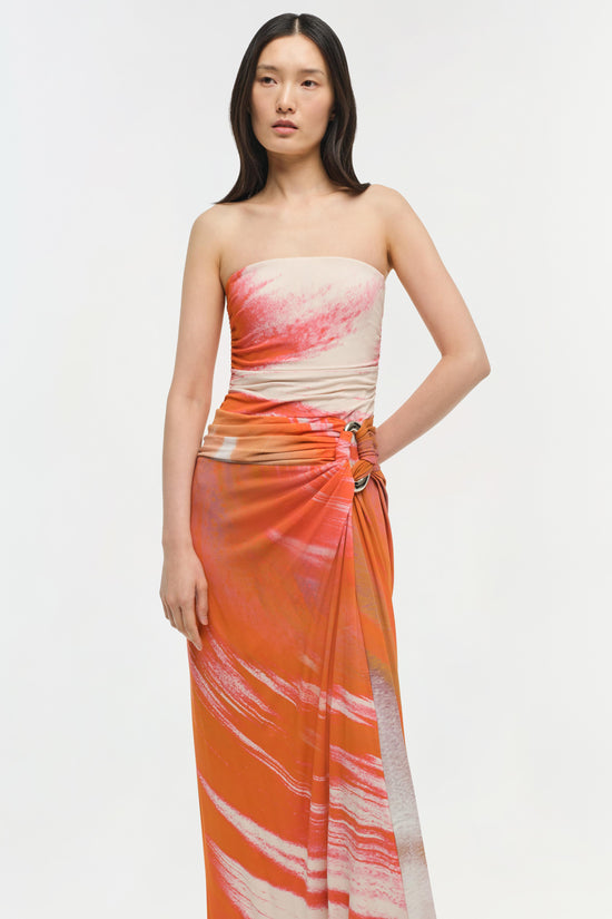 Emma Strapless Jersey Gown