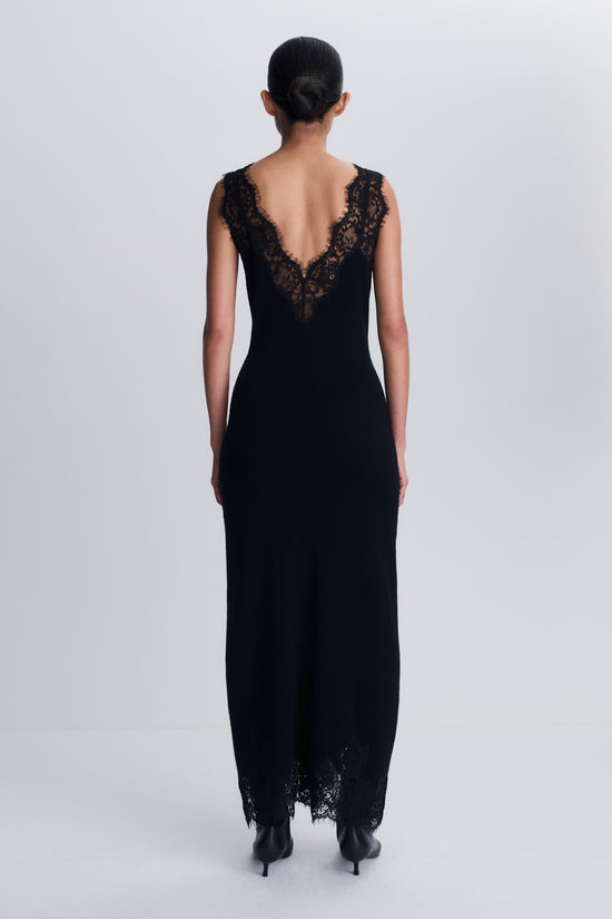 Zinnia Lace Cashmere Midi Dress