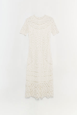 Lorelai Embroidered Midi Dress