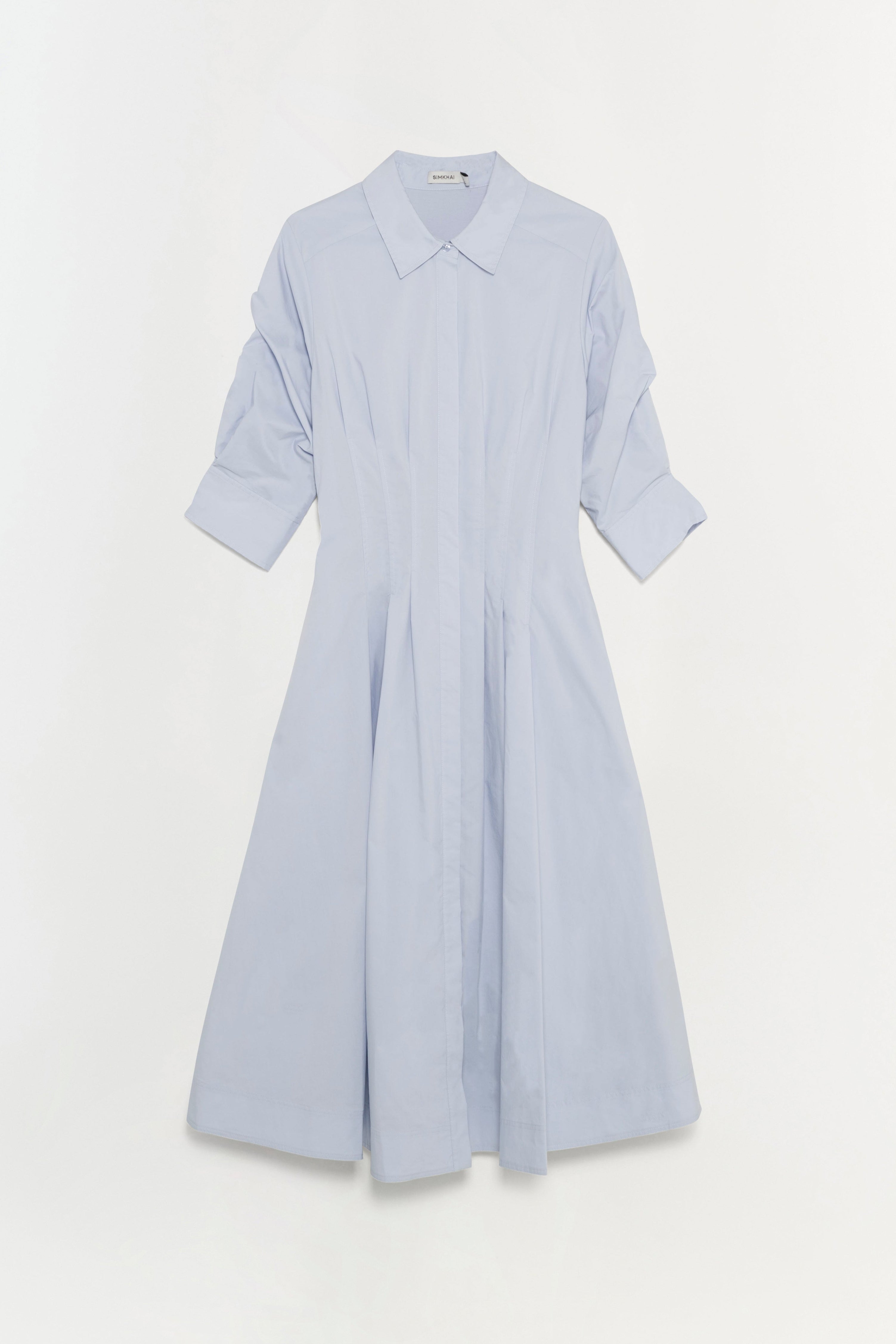 Jazz Pintuck Midi Dress - Periwinkle Blue Sky | SIMKHAI Jazz Pintuck Midi Dress - Periwinkle Blue Sky | SIMKHAI