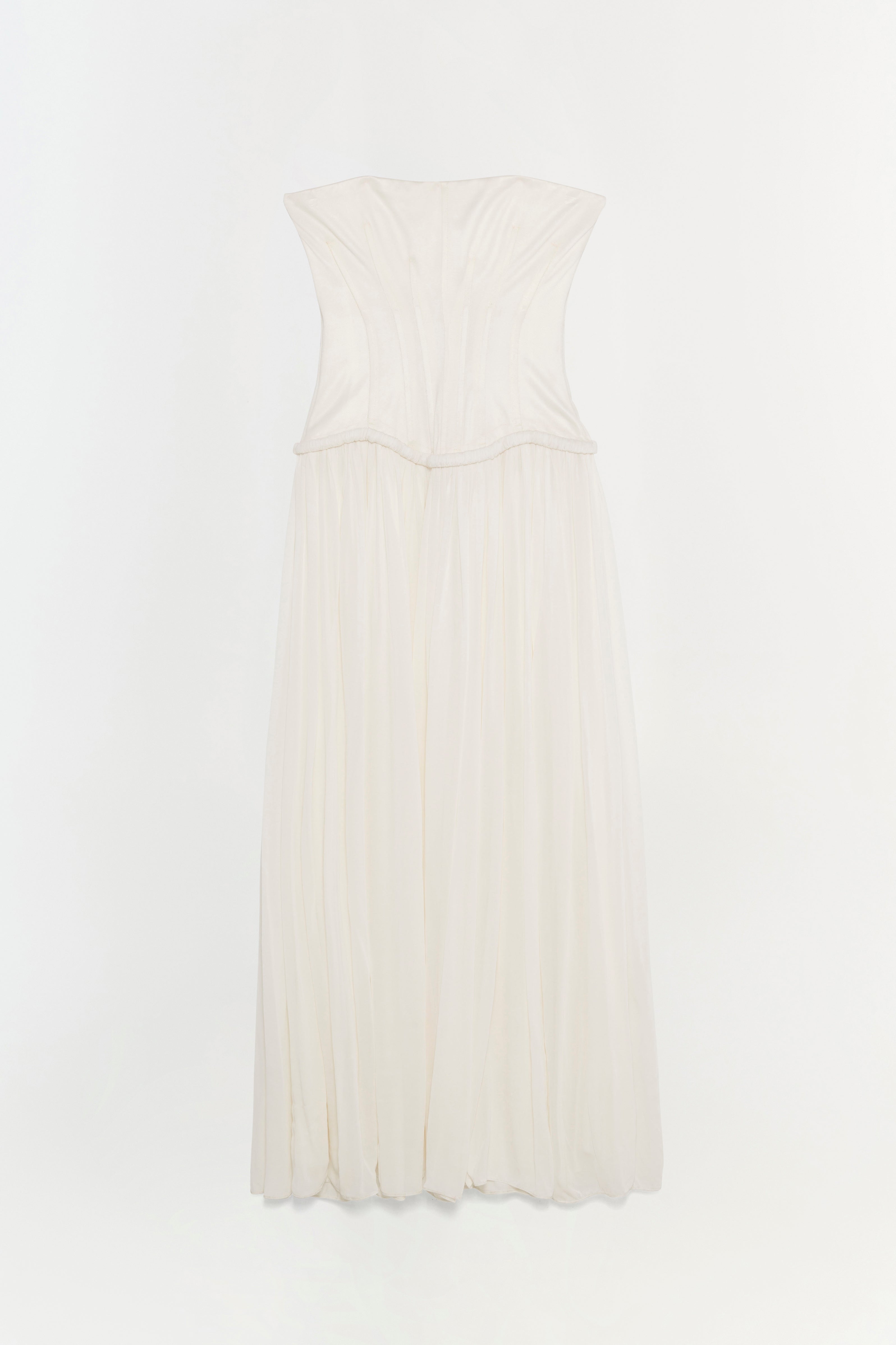SIMKHAI Adalys Bustier Dress in Ivory - Size 10 SIMKHAI Adalys Bustier Dress in Ivory - Size 10