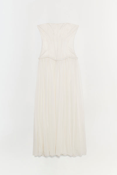 Simkhai Adalys Bustier Dress in Ivory