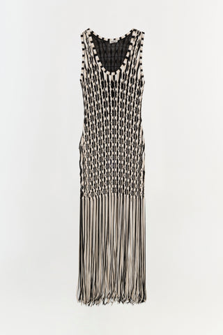 Sonia Fringe Knit Dress