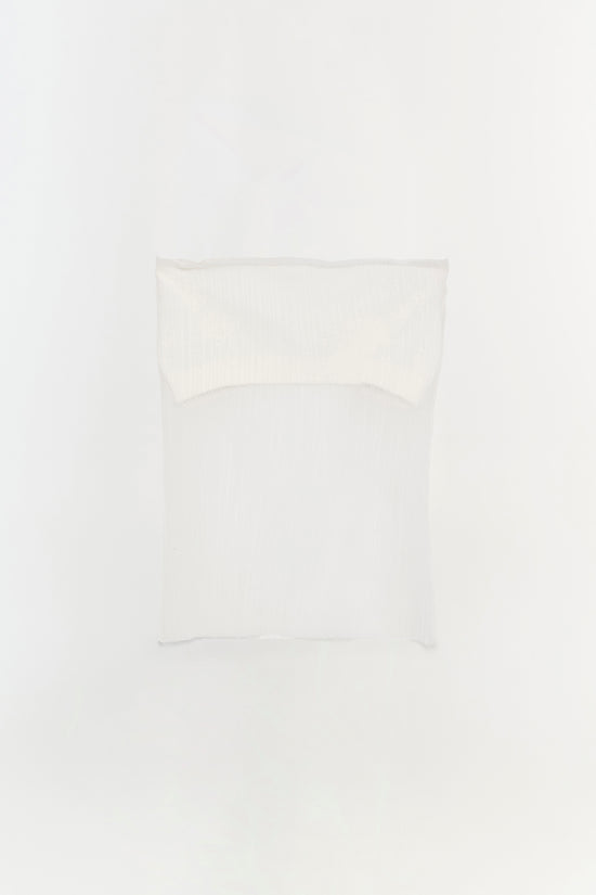 Emberly Strapless Plisse Top