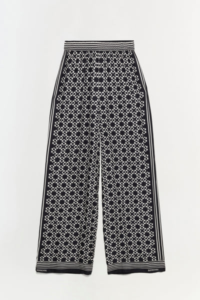 Zuna Straight Leg Pajama Pant - Black | SIMKHAI