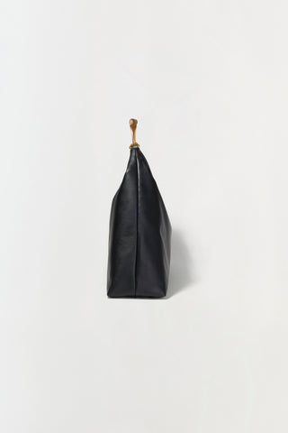 Twist Leather Hobo