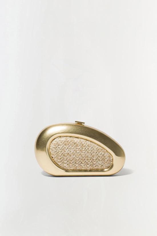 Luna Raffia Clutch