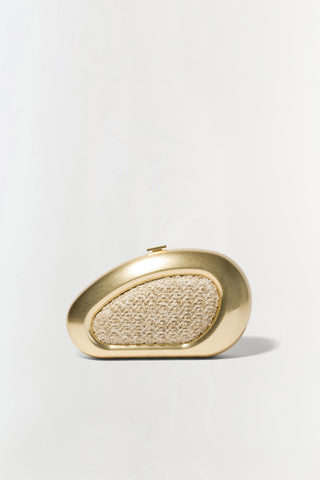Luna Raffia Clutch