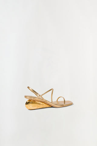 Bridget Shell Wedge Sandal