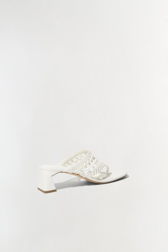 Alia Woven Block Heel Sandal