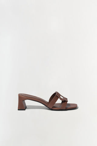 Simkhai Monogram Block Heel Sandal