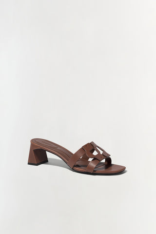 Simkhai Monogram Block Heel Sandal