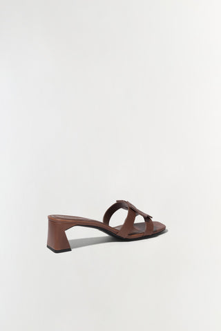 Simkhai Monogram Block Heel Sandal