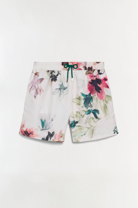 Lowell Floral Printed Swim Shorts