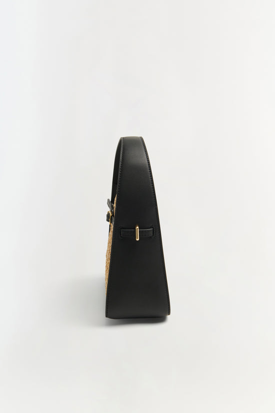 Cleo Mini Raffia Bucket Bag