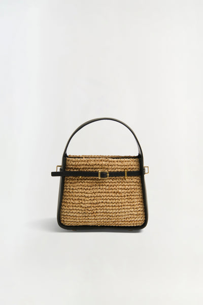 Cleo Mini Raffia Bucket Bag – SIMKHAI