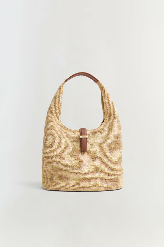 Khai Raffia Hobo Bag