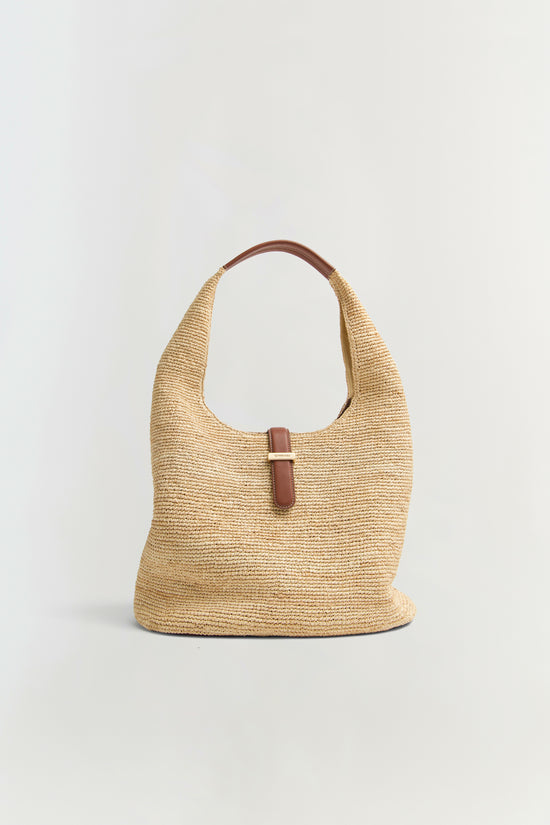 Khai Raffia Hobo Bag
