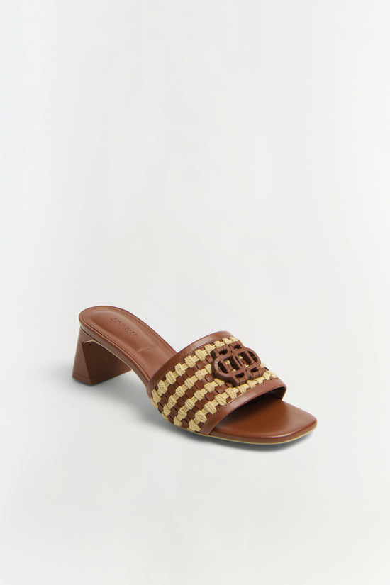 Sydney Rope Woven Block Heel