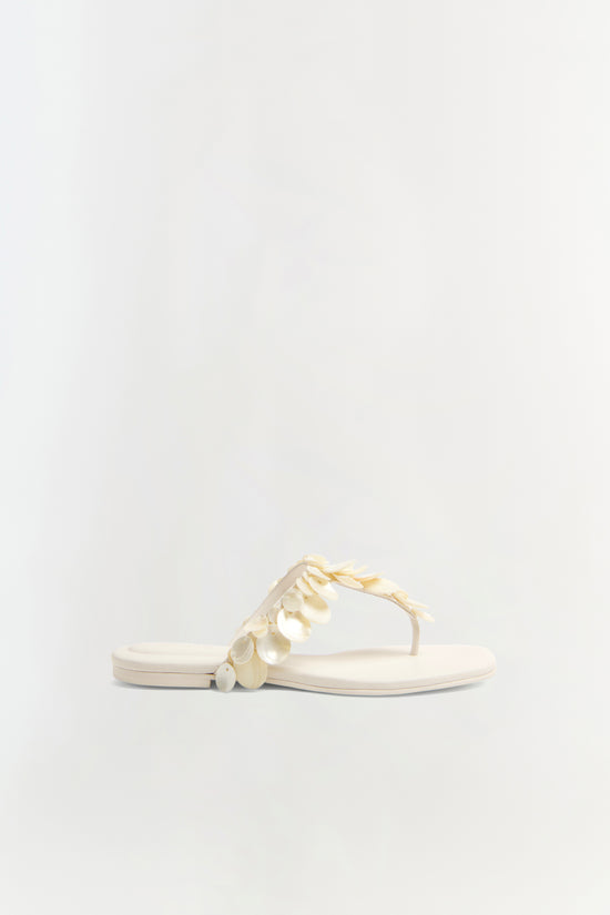 Elin Shell Beaded Sandal