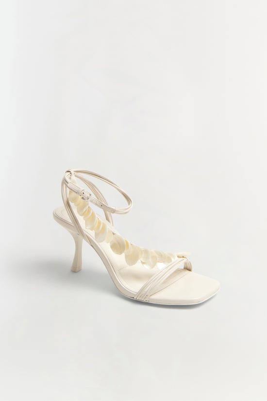 Elin Shell Beaded Heel
