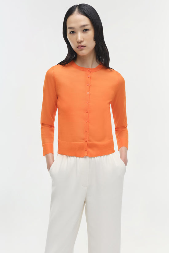 Rachel Sheer Knit Cardigan