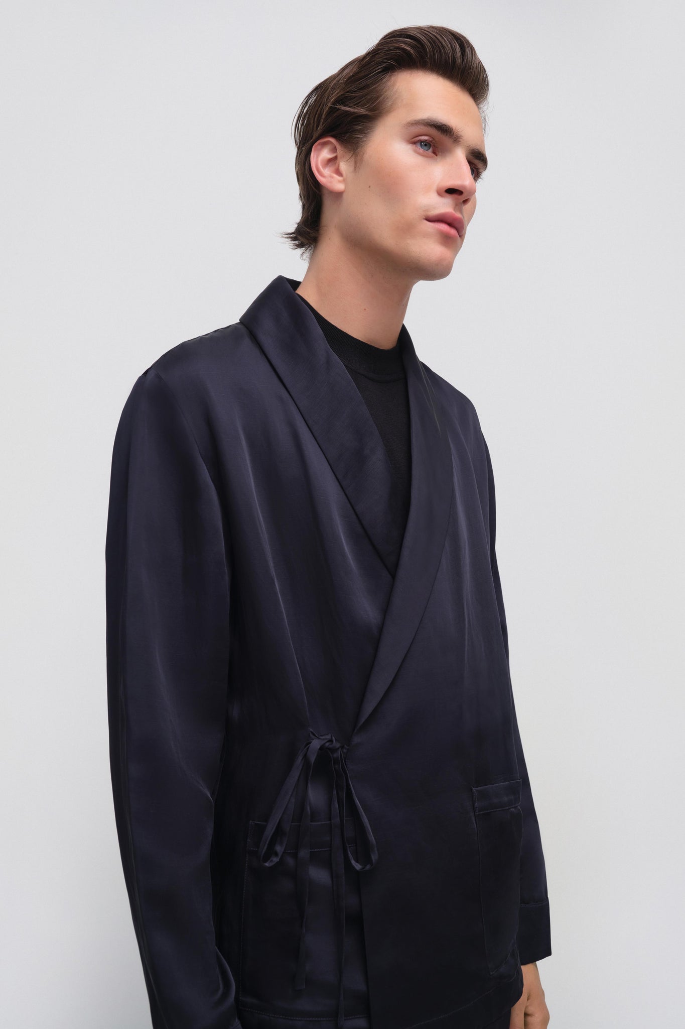 Black Konrad Kimono Jacket - SIMKHAI
