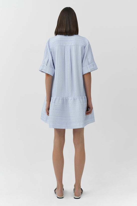 Criss Short Sleeve Shirt Dress