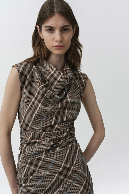 Burke Draped Midi Dress