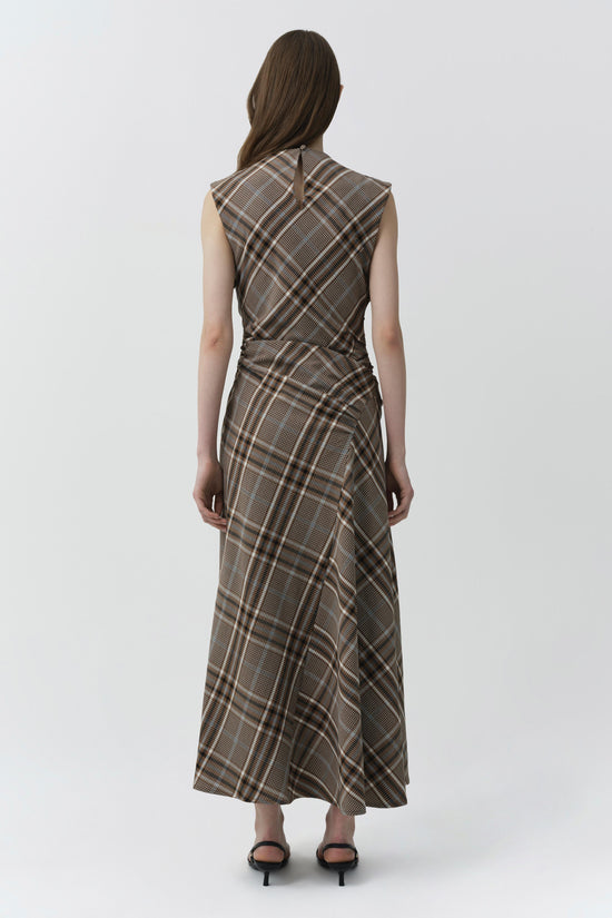 Burke Draped Midi Dress