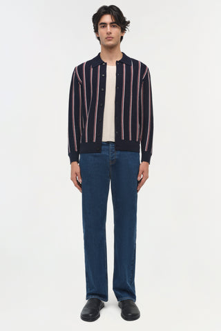 Elio Wool Collared Cardigan