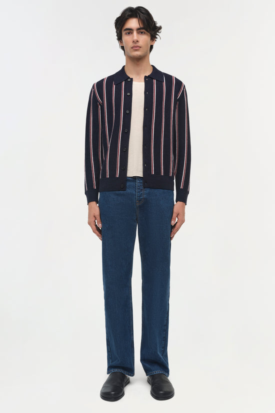 Elio Wool Collared Cardigan