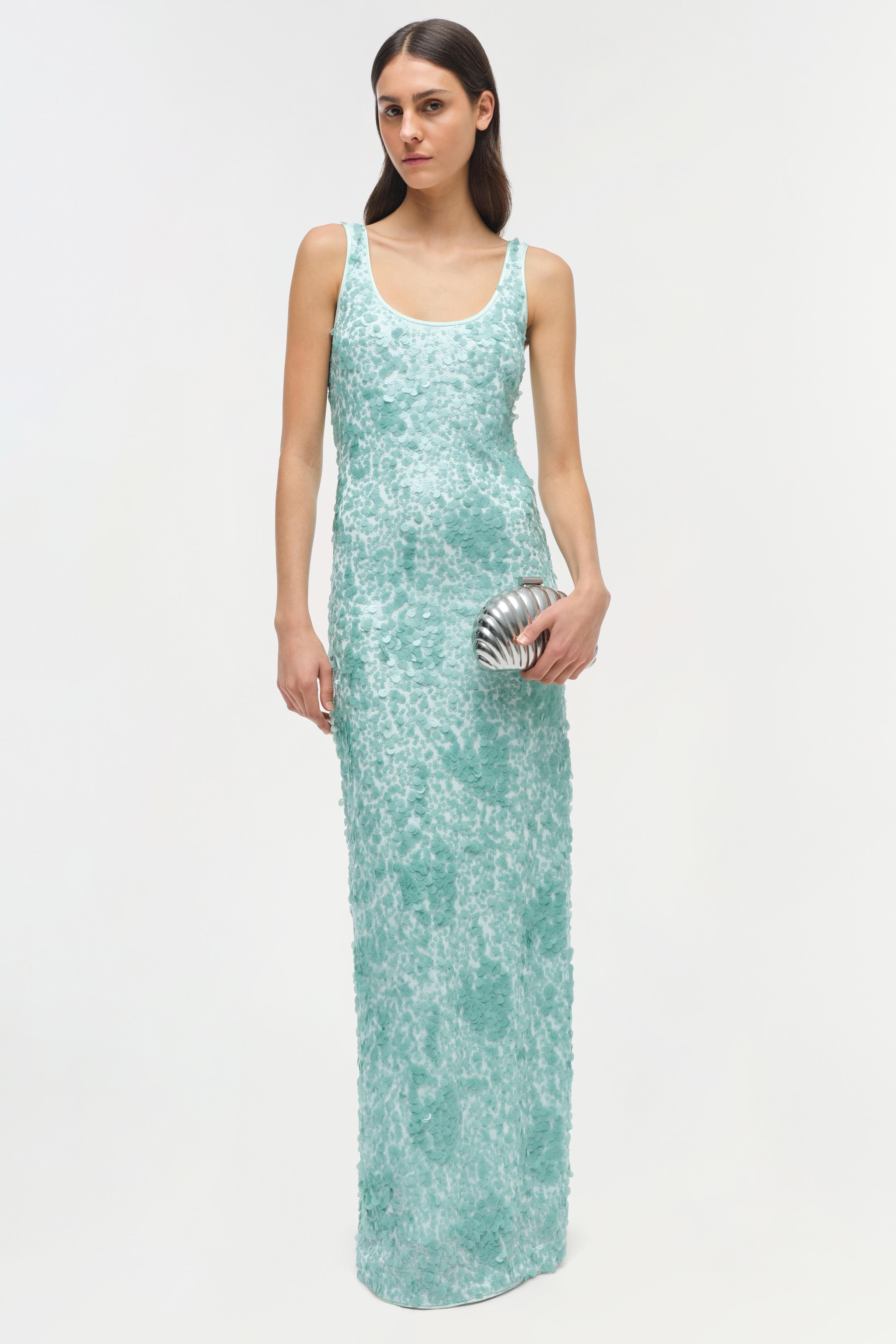Bex Tank Maxi Dress - Seafoam | SIMKHAI Bex Tank Maxi Dress - Seafoam | SIMKHAI