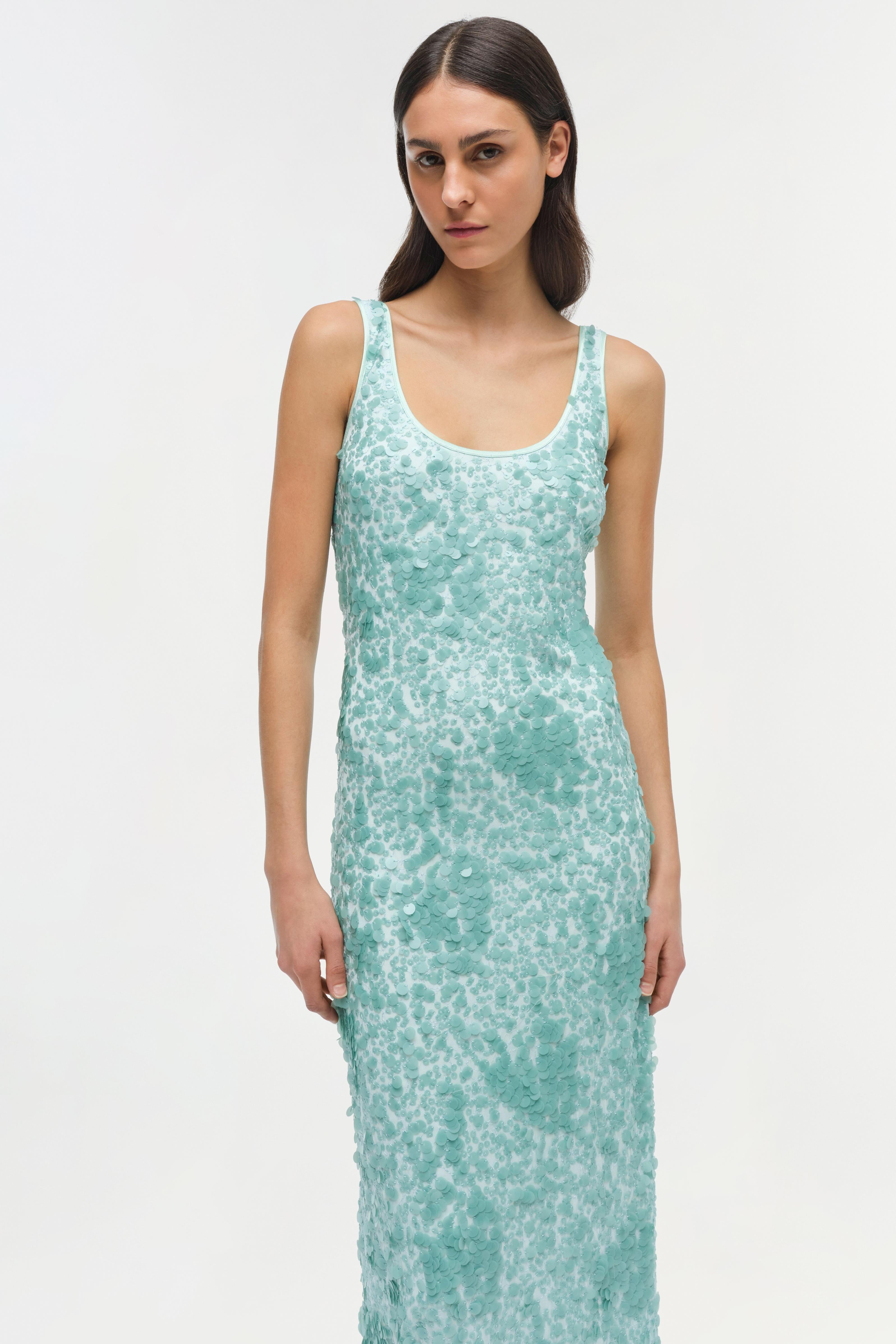 Bex Tank Maxi Dress - Seafoam | SIMKHAI Bex Tank Maxi Dress - Seafoam | SIMKHAI