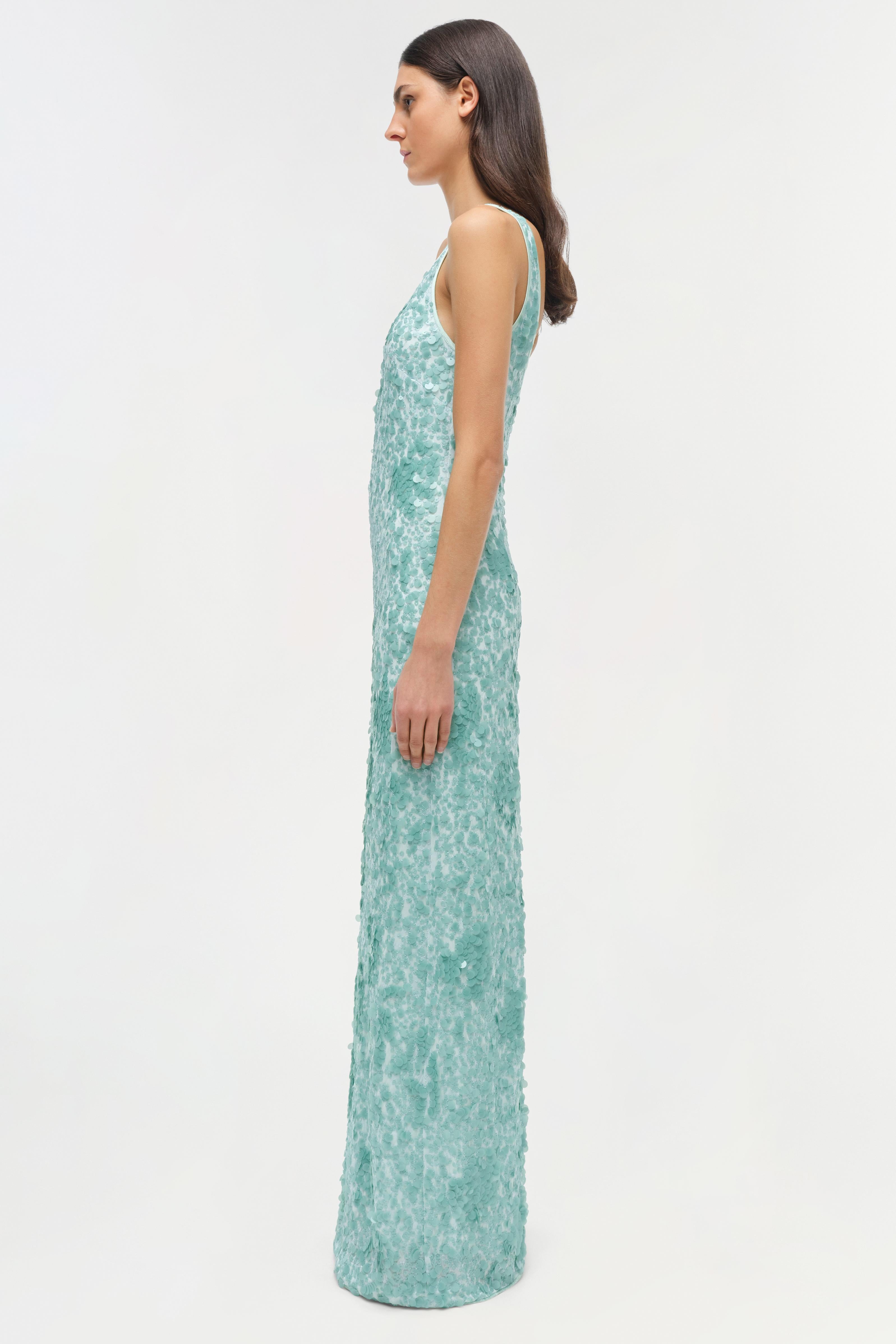 Bex Tank Maxi Dress - Seafoam | SIMKHAI Bex Tank Maxi Dress - Seafoam | SIMKHAI