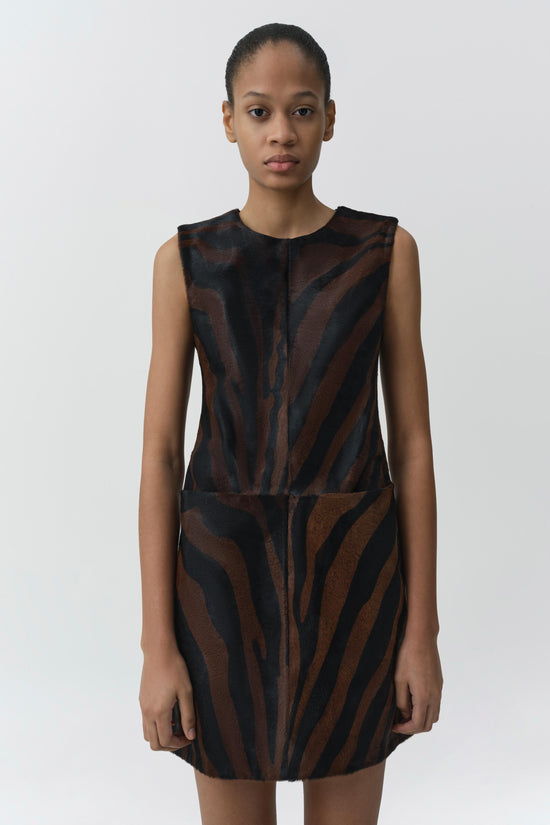 Sonoma Calf Hair Mini Dress