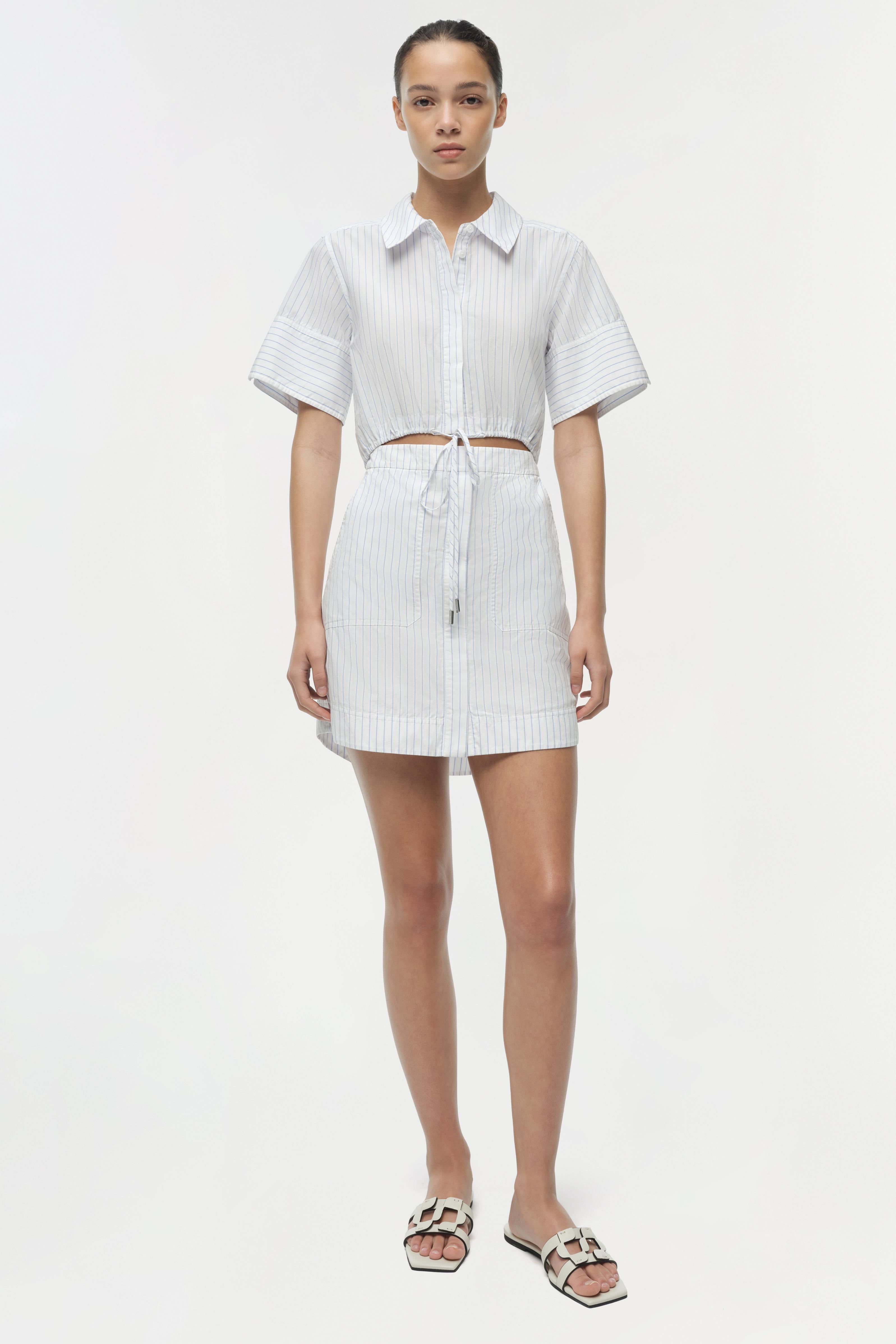 simkhai marcy cotton mini dress Simkhai Marcy Cotton Mini Dress