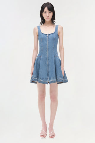 Eleodra Denim Mini Dress