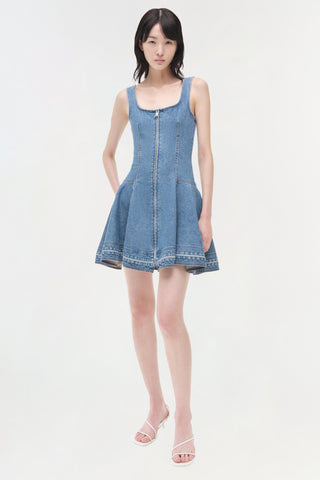 Eleodra Denim Mini Dress