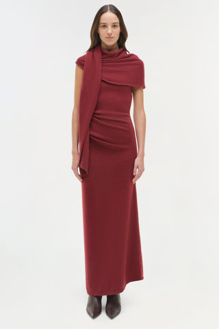 Hathaway Wool Cashmere Midi Dress