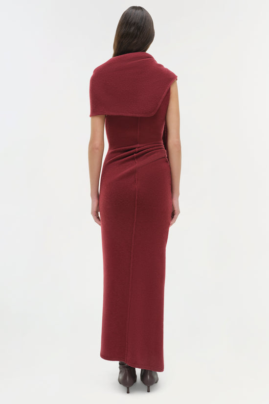 Hathaway Wool Cashmere Midi Dress