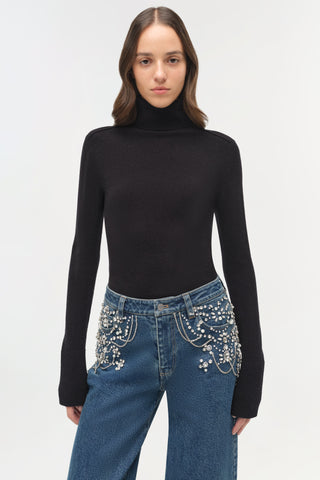Jude Embellished Crop Jean
