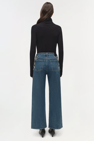 Jude Embellished Crop Jean