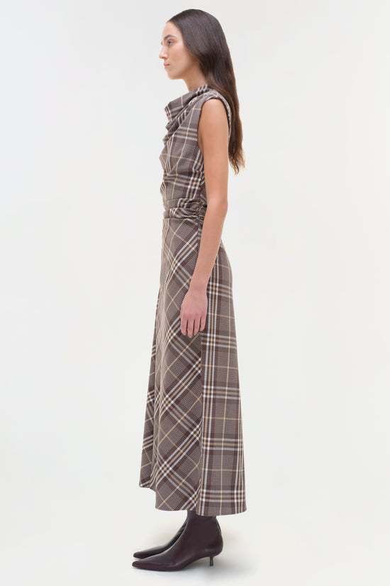 Burke Draped Midi Dress