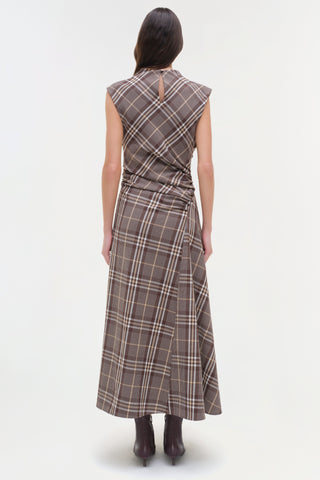 Burke Draped Midi Dress