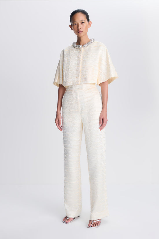 Elvessa Embellished Satin Jacket