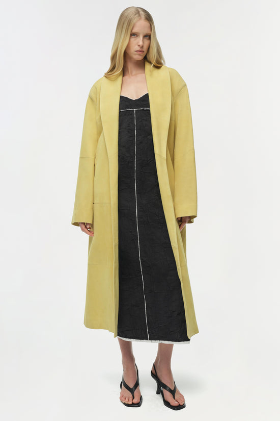 Enola Suede Trench Coat