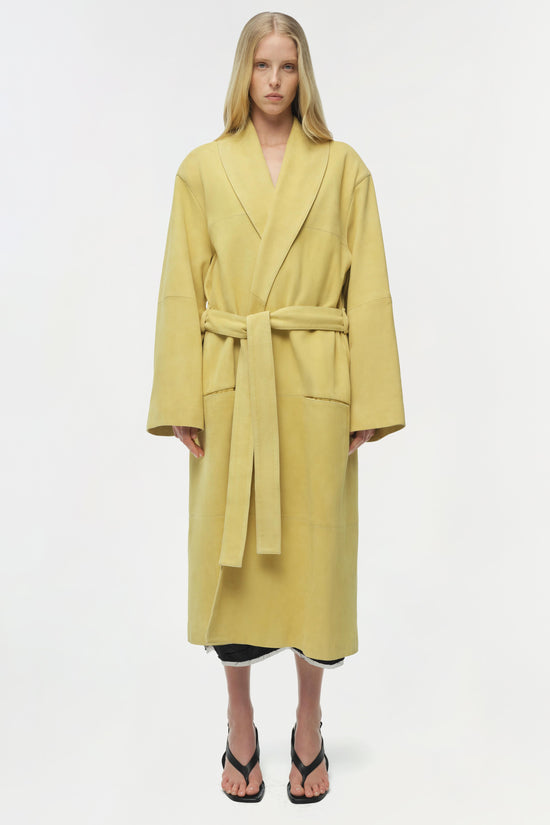 Enola Suede Trench Coat