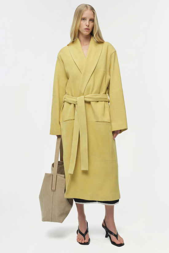 Enola Suede Trench Coat